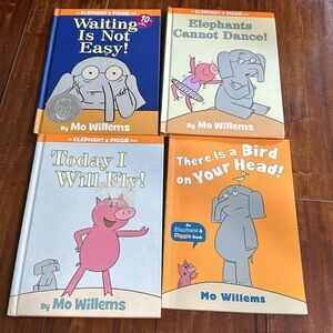 4 Elephant & Piggie books 3 hardcover 1 paperback‎